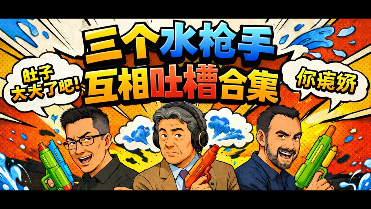 三个水枪手互相吐槽合集｜伍雷｜贾葭｜李厚辰｜马嘉嘉