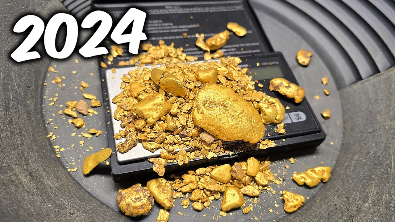 How Much GOLD Did I Find In 2024? *Best Yet*