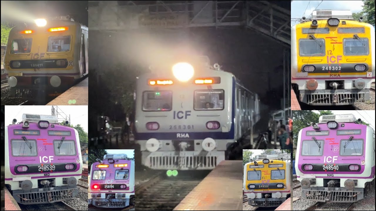[14 in 1] Amazing multicolored EMU Trains at Sealdah Main Line of ER🔥 Fast AC EMU Local of Kolkata!