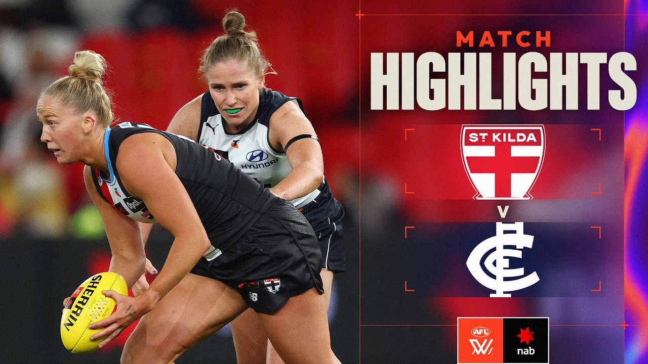 St Kilda v Carlton Highlights | Round 1, 2026 | AFLW
