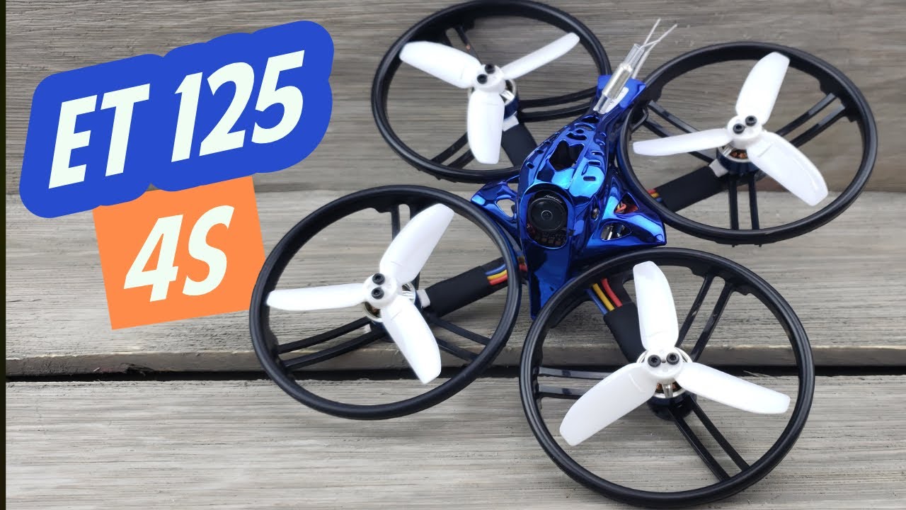 Распаковка и обзор дрона KingKong ET125 4S FPV Drone Edition — может быть, это именно то обновлен...