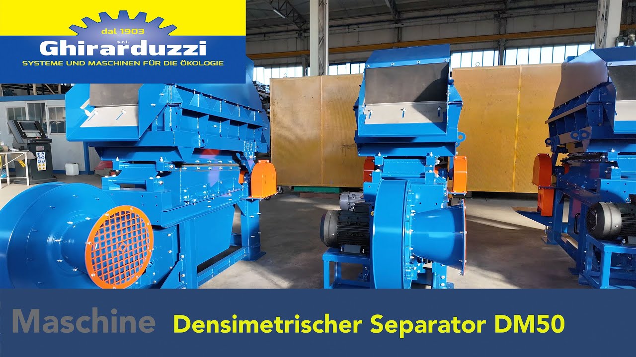 Densimetrischer Separator DM50 - GHIRARDUZZI