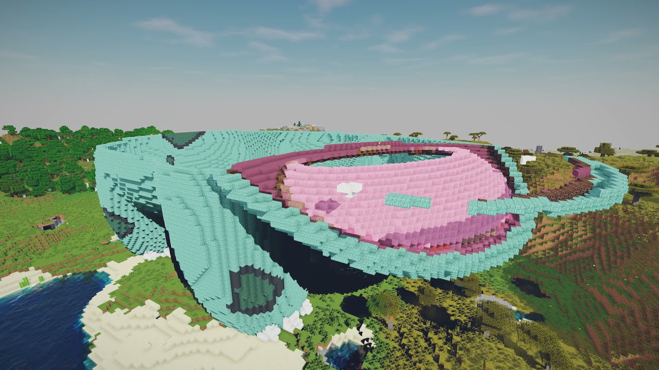 Minecraft Timelapse, Bulbasaur Build Schematic - Pokemon