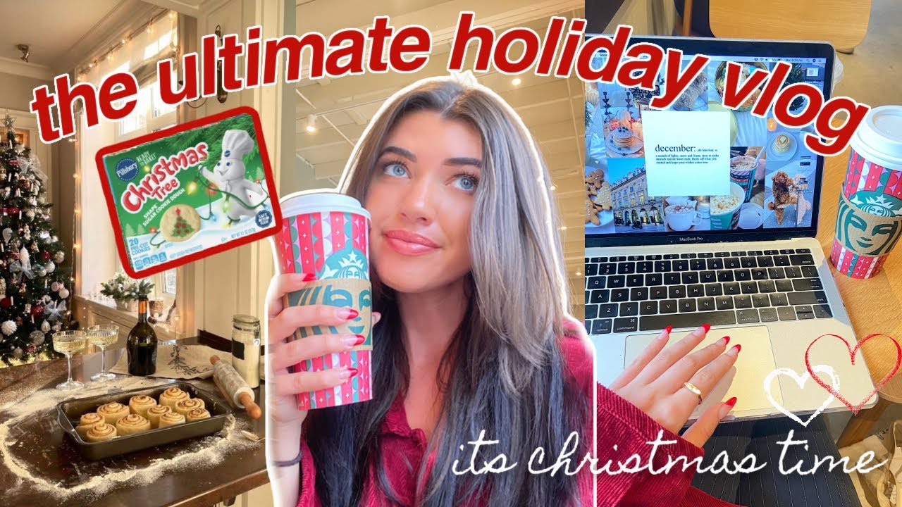 the ULTIMATE holiday vlog 2021 (coffee shops, christmas treats, etc.)