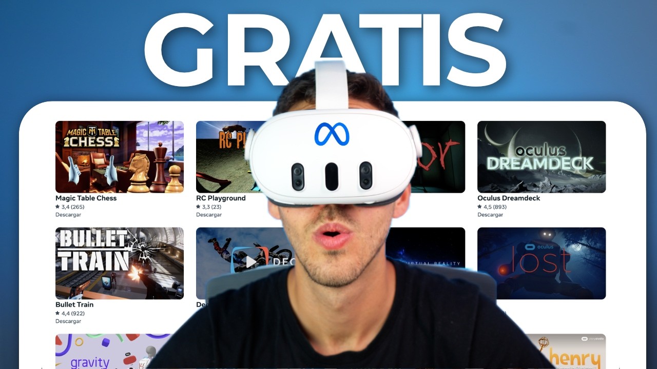 10 JUEGOS GRATIS para Meta Quest 3 y 3s en VR que DEBES PROBAR 🔥
