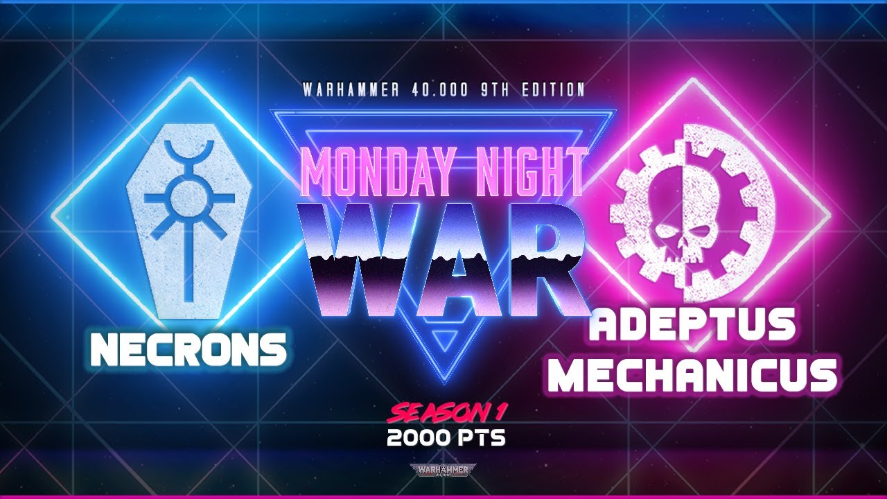 WARHAMMER 40,000 Battle Report | NECRONS vs ADEPTUS MECHANICUS - 2000pts 9th Edition