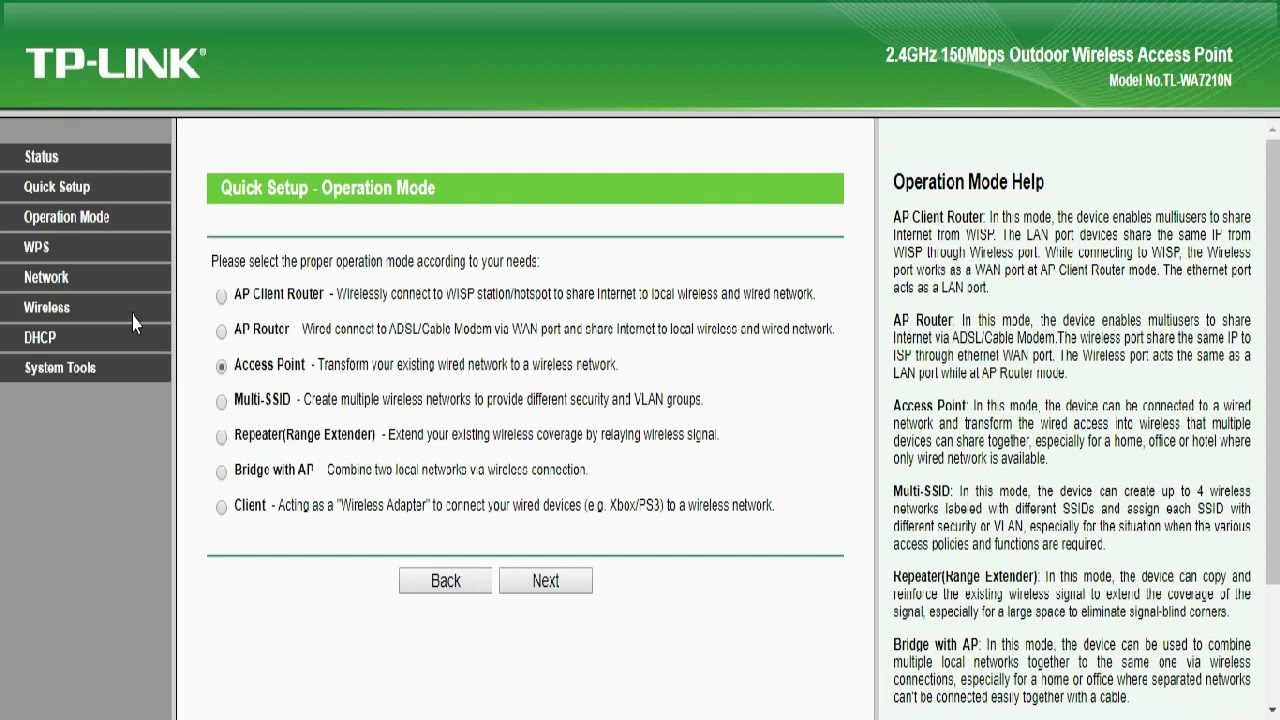 How to Configure the TP-Link TL-WA7210N for Long-Range Wireless Coverage | Maximizing Wireless Range