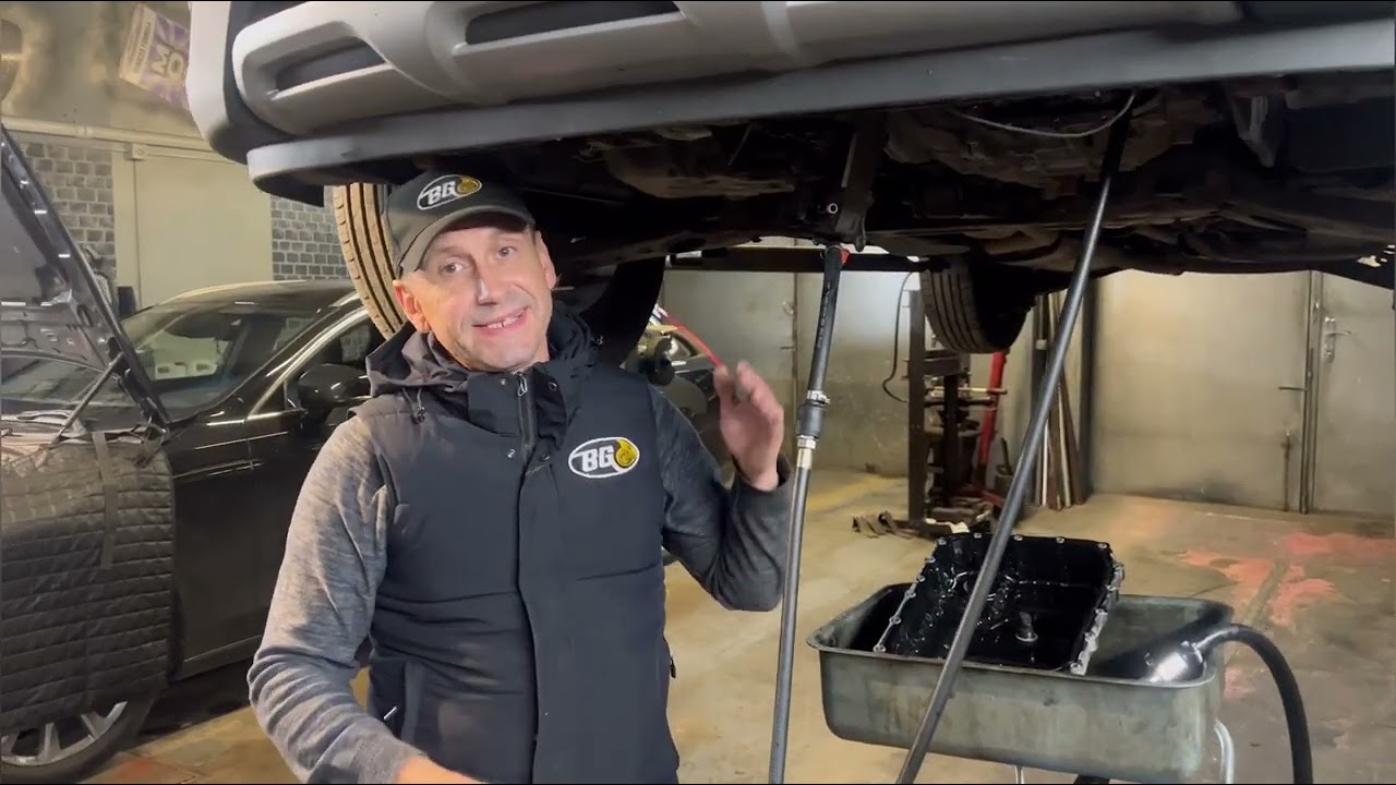 Полная замена масло в АКПП с промывкой по технологии BG Hyundai Santa Fe