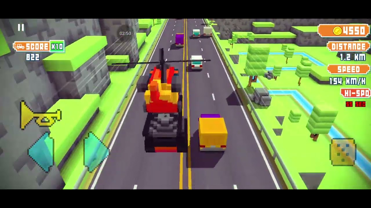 Blocky highway Jan 12 2026 #highspeedrace #gaming #blockyhighway 
