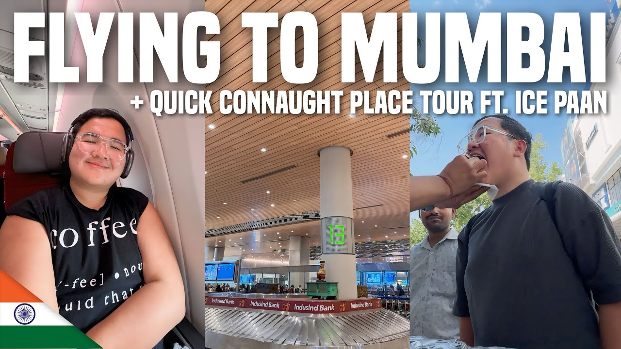 INDIA VLOG: Flying to Mumbai & Quick Visit to Connaught Place | Ivan de Guzman