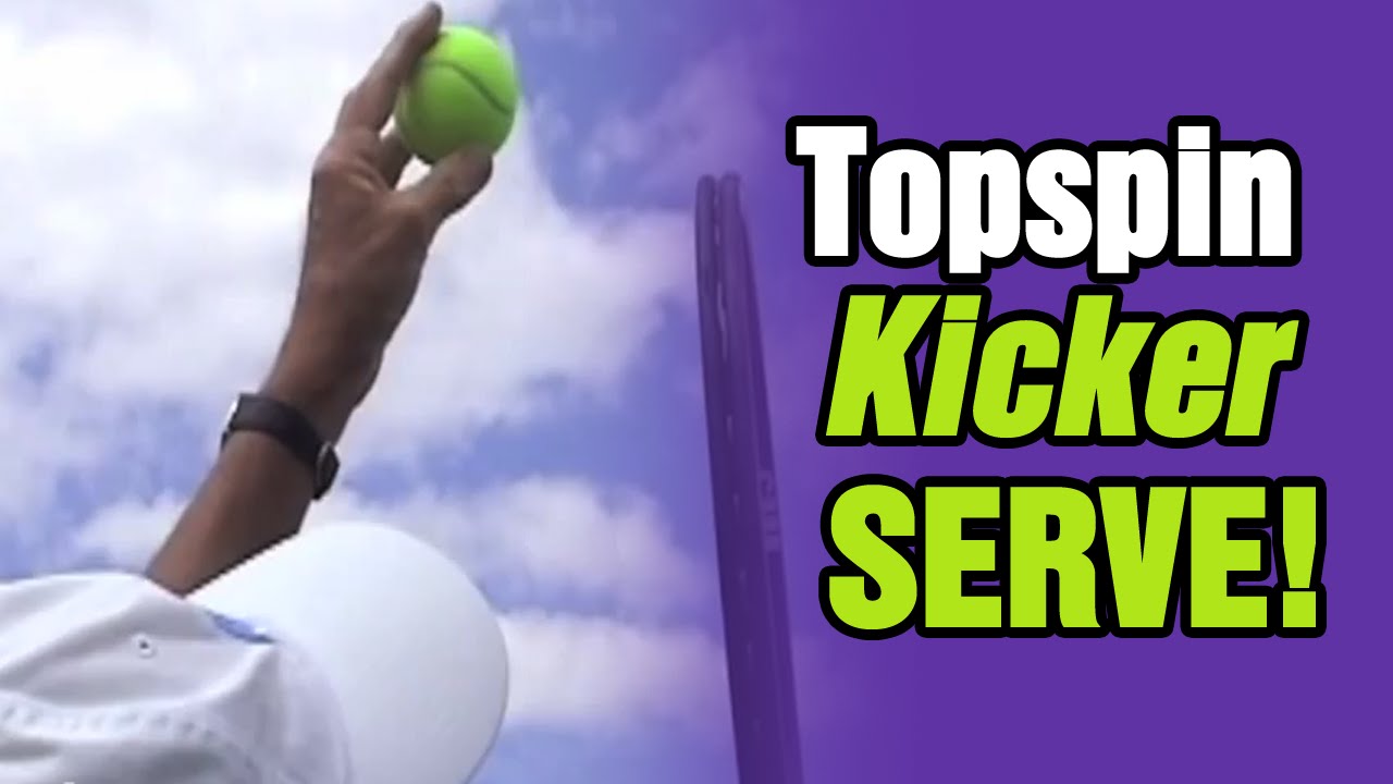 Tennis Serve - Master The Topspin (Kick) Second Serve