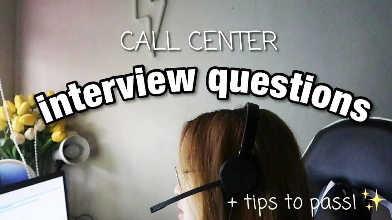 Call Center Interview Question and Answer Tips ♡ for freshers (no experience)