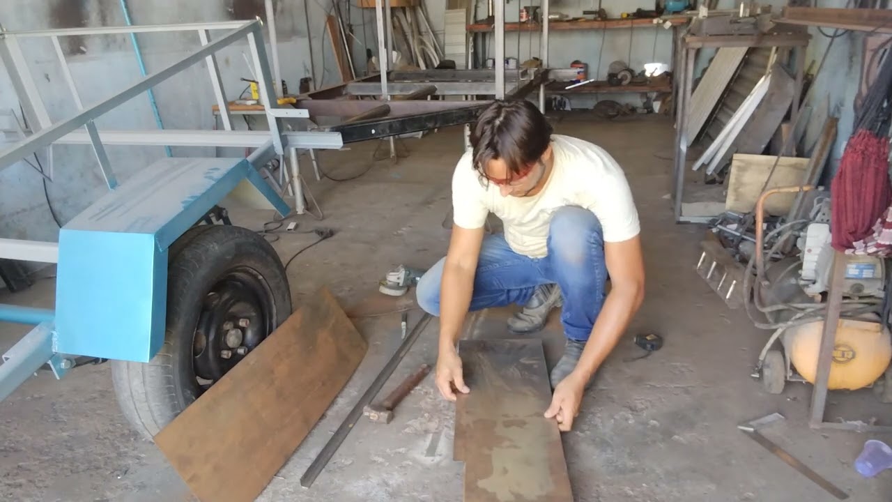 como fazer paralama de reboque de um jeito fácil.