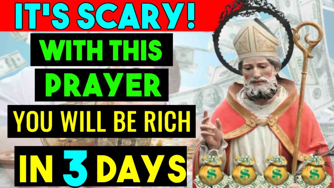 IT IS SCARY WITH THIS PRAYER TO SAINT CYPRIAN YOU WILL BE RICH IN 3 DAYS!!!