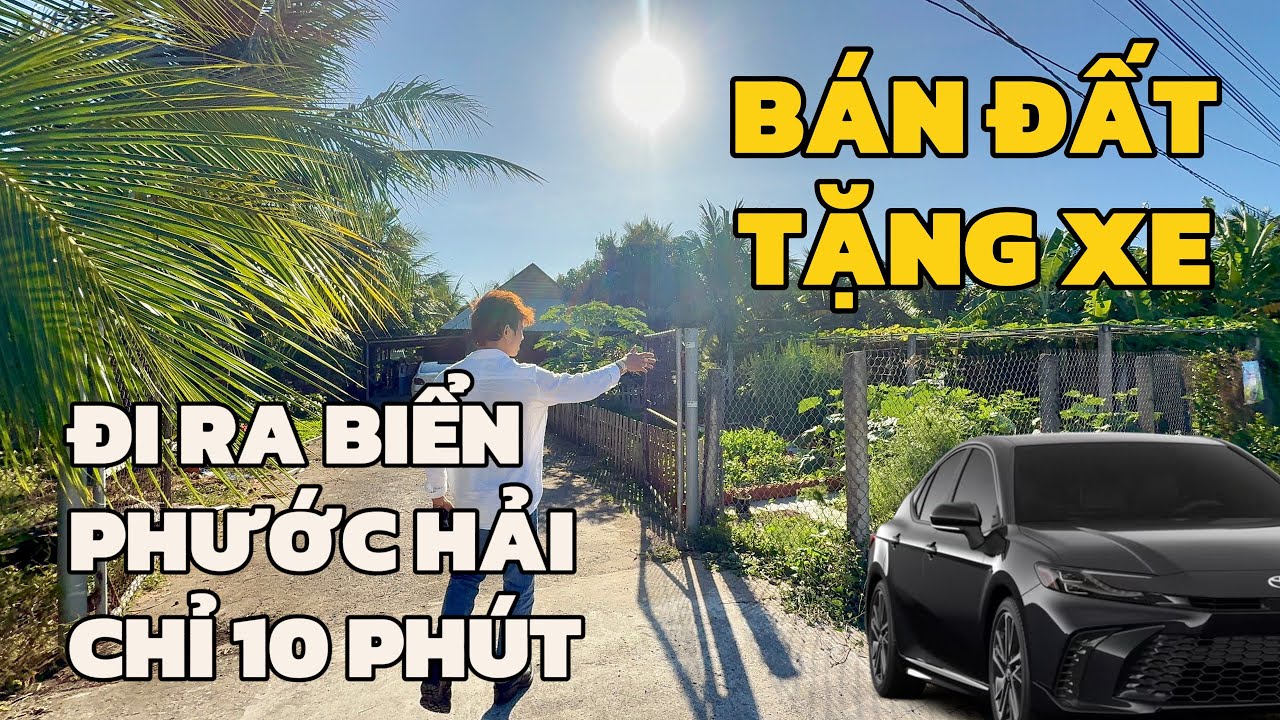 NHÀ VƯỜN CHẤT | 5.700M2 ĐƯỜNG ( ĐT 44B ), ĐI BIỂN PHƯỚC HẢI CHỈ 10 PHÚT