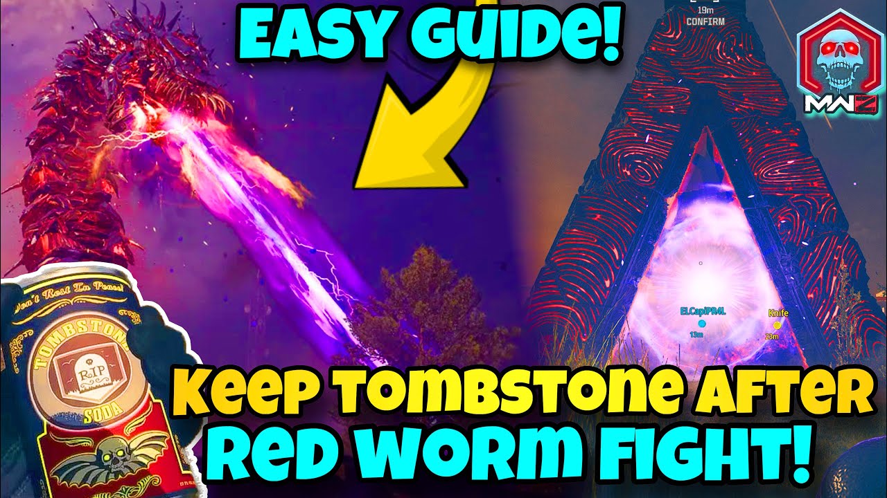 KEEP Your TOMBSTONE After The RED WORM BOSS In MW3 Zombies! (Tombstone Glitch After Patch)