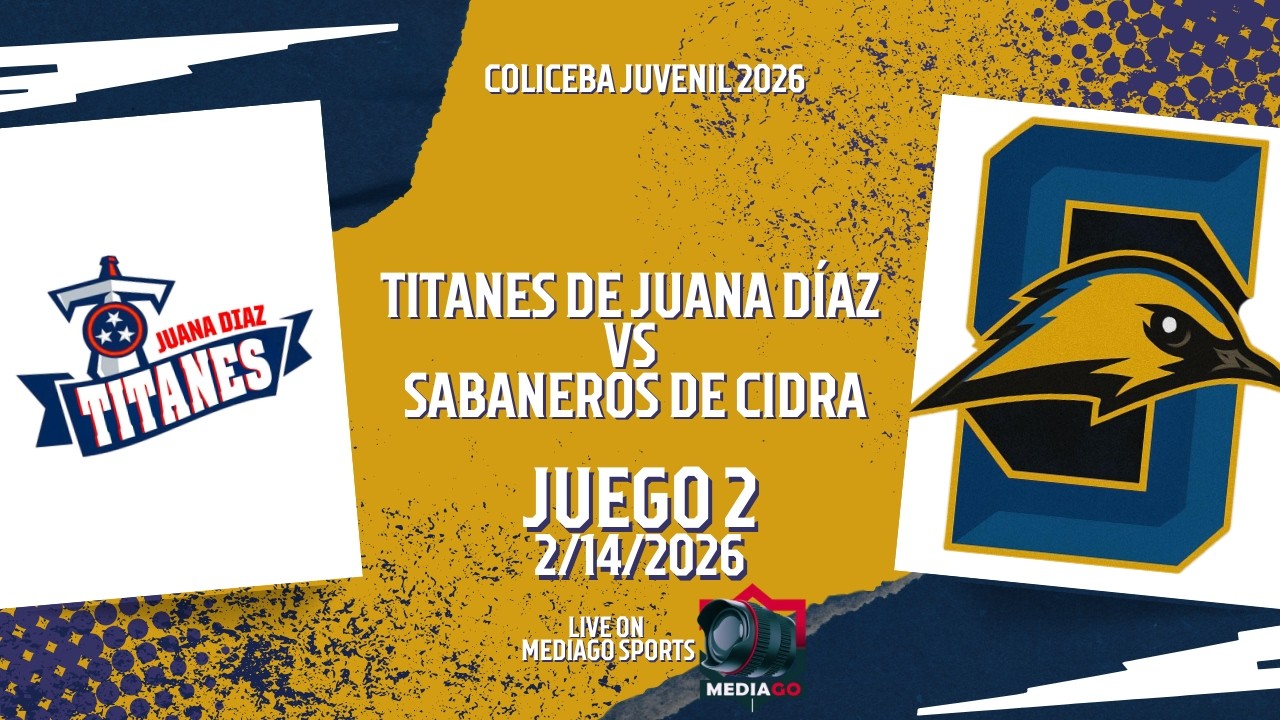 Juego 2 Titanes de Juana Díaz vs  Sabaneros de Cidra Coliceba Juvenil 2026