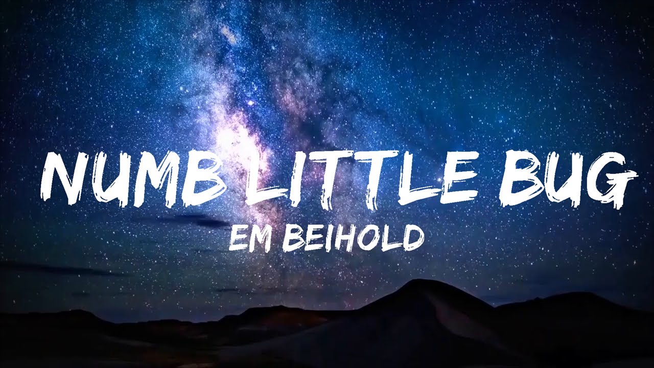 Em Beihold - Numb Little Bug (Lyrics)  | 30mins with Chilling music