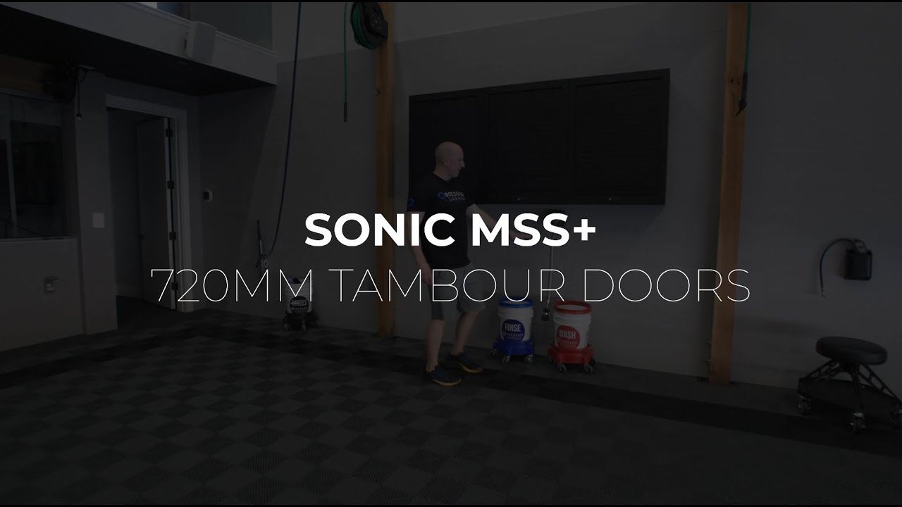 Sonic MSS+ 720 Series Wall Cabinet with Tambour Doors