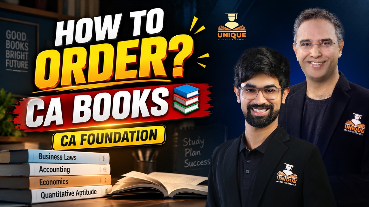 How to Order CA Foundation Books? 📚