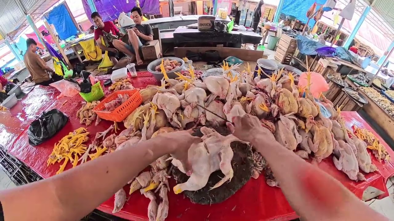 BARU LIAT! Potong Ayam Sekeren ini, skill potong ayam jadi 4 bagian Rapi & Presisi