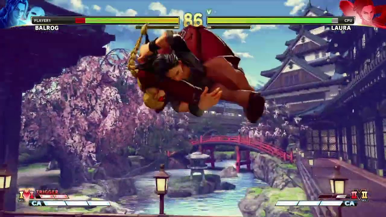 BALROG VS LAURA MATSUDA バルログ対ララ・マツダで戦ってみた Street Fighter V
