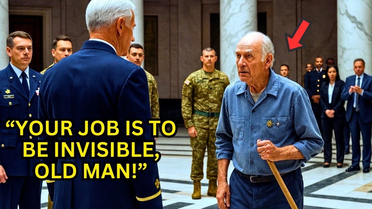 The Colonel Shouted an Order Nobody Knew — Until the Old Janitor Snapped to Attention