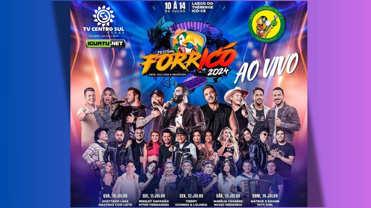 Festival Forricó ao vivo ! Primeira noite !