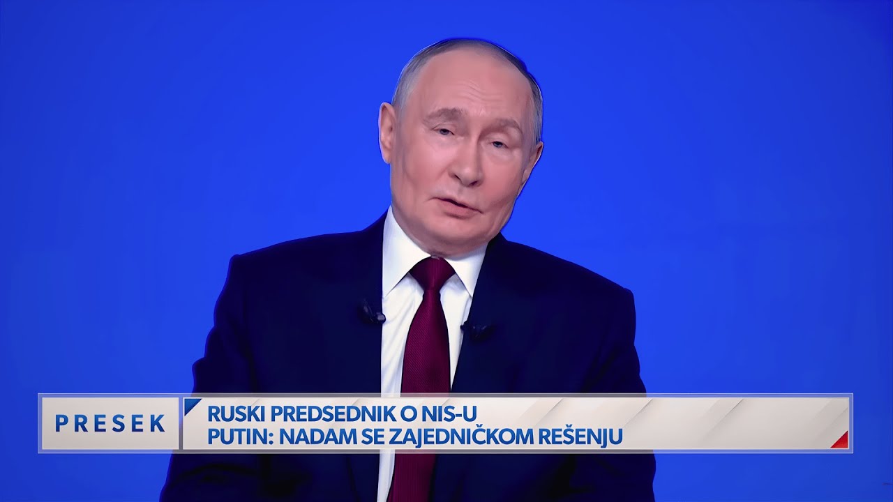 Putin se prvi put oglasio o Naftnoj industriji Srbije