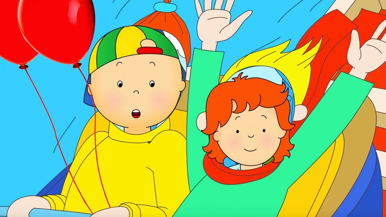 ★ NEW ★ 🎢 Caillou at the Theme Park 🎢 Funny Animated Caillou | Cartoons for kids | Caillou