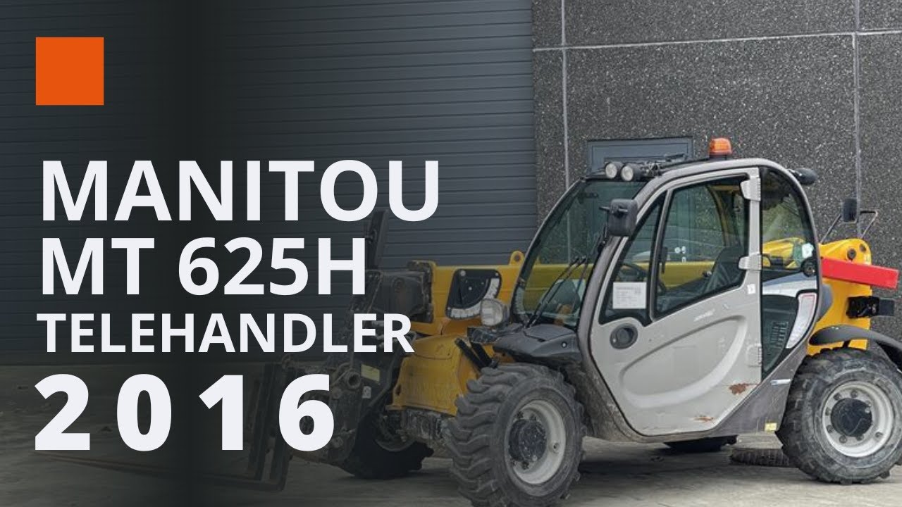 Used Manitou MT 625 H Easy Telehandler For Sale | 2016 | 4065 Hours
