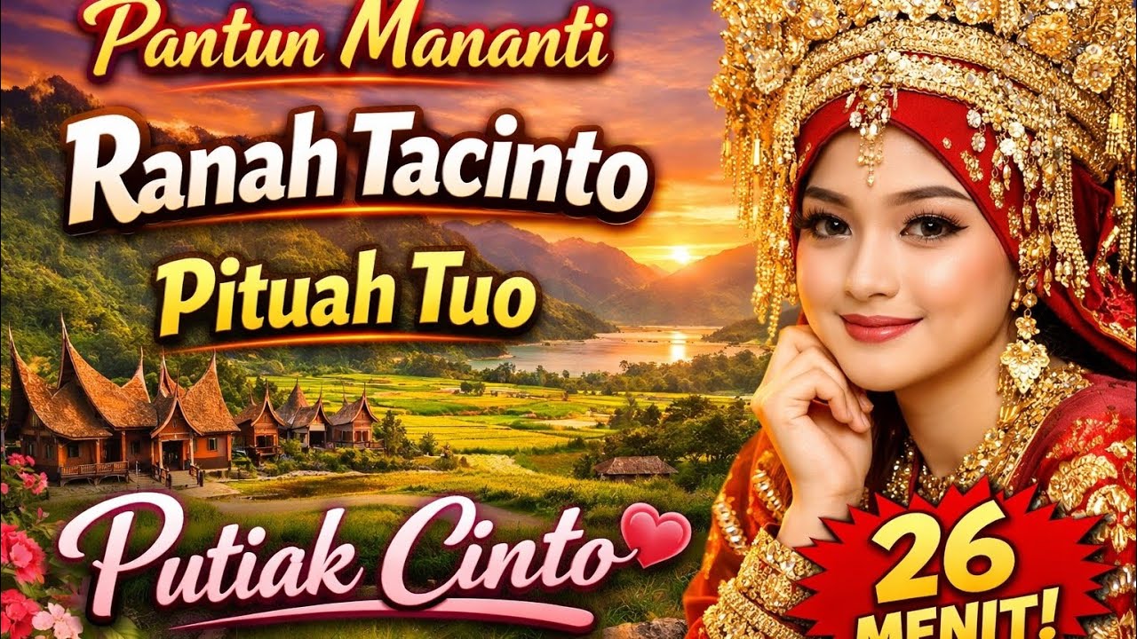 Pantun Mananti – Ranah Tacinto | Pituah Tuo & Putiak Cinto Album 26Menit, Teman Kerja Dunsanak Dunia