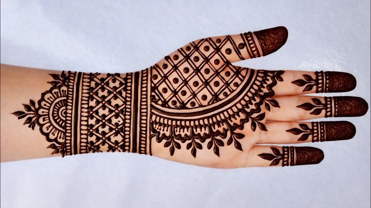 Easy and Beautiful mehndi designs ❤️ |Arabic mehndi design || #viralvideo #foryou #hennadesign #love