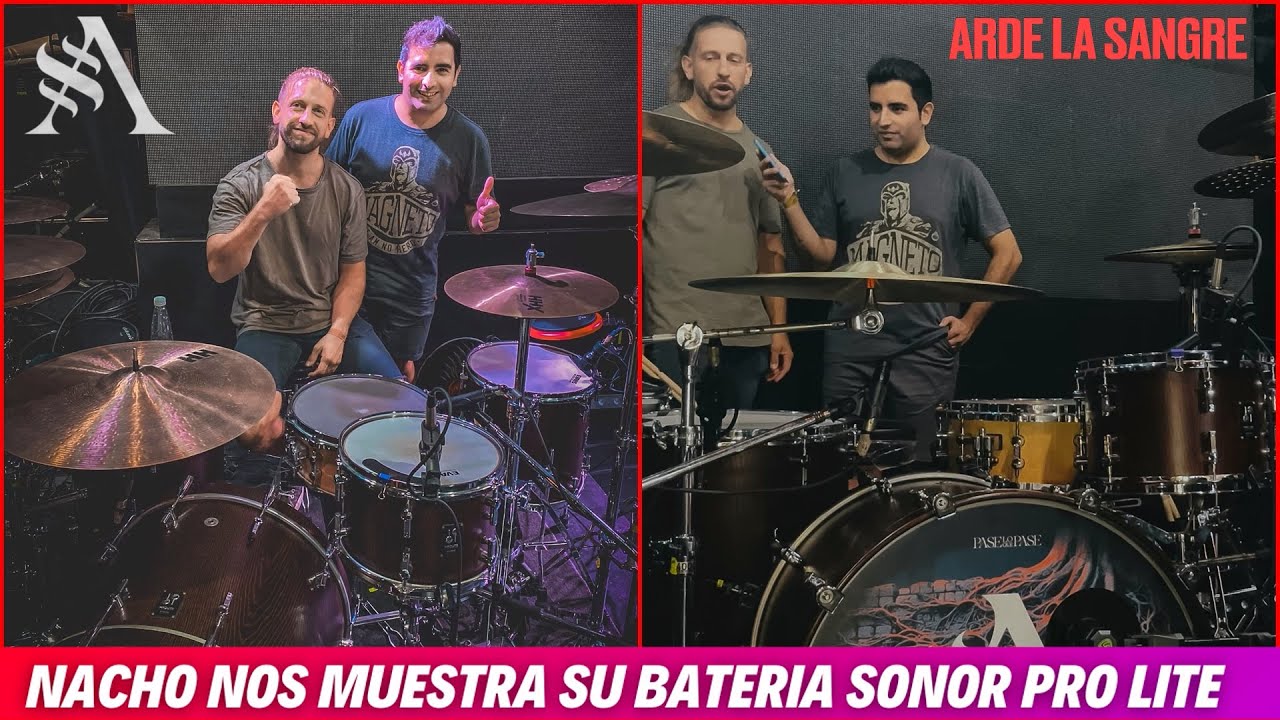 🚨Entrevista A NACHO BENAVIDES Baterista De ARDE LA SANGRE (Sonor Pro Lite + Sabian + Evans)