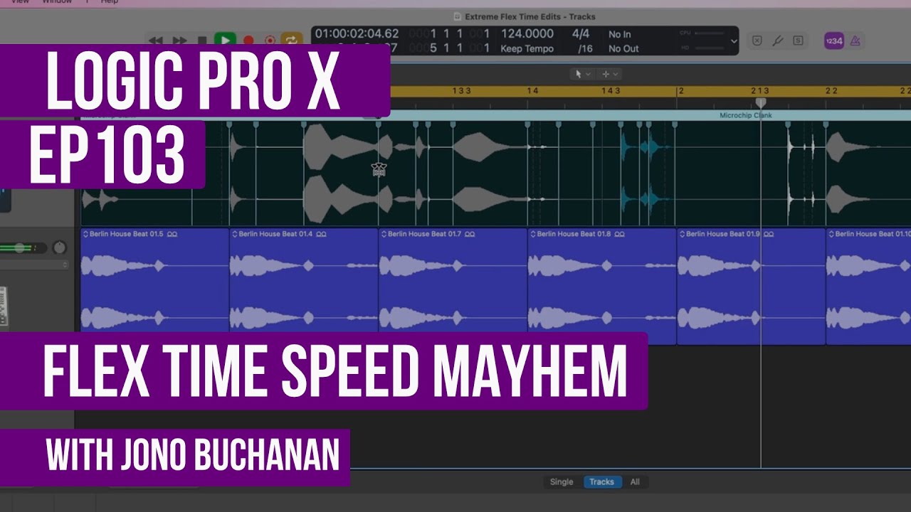 LOGIC PRO X - How to create Flex Time Speed Mayhem