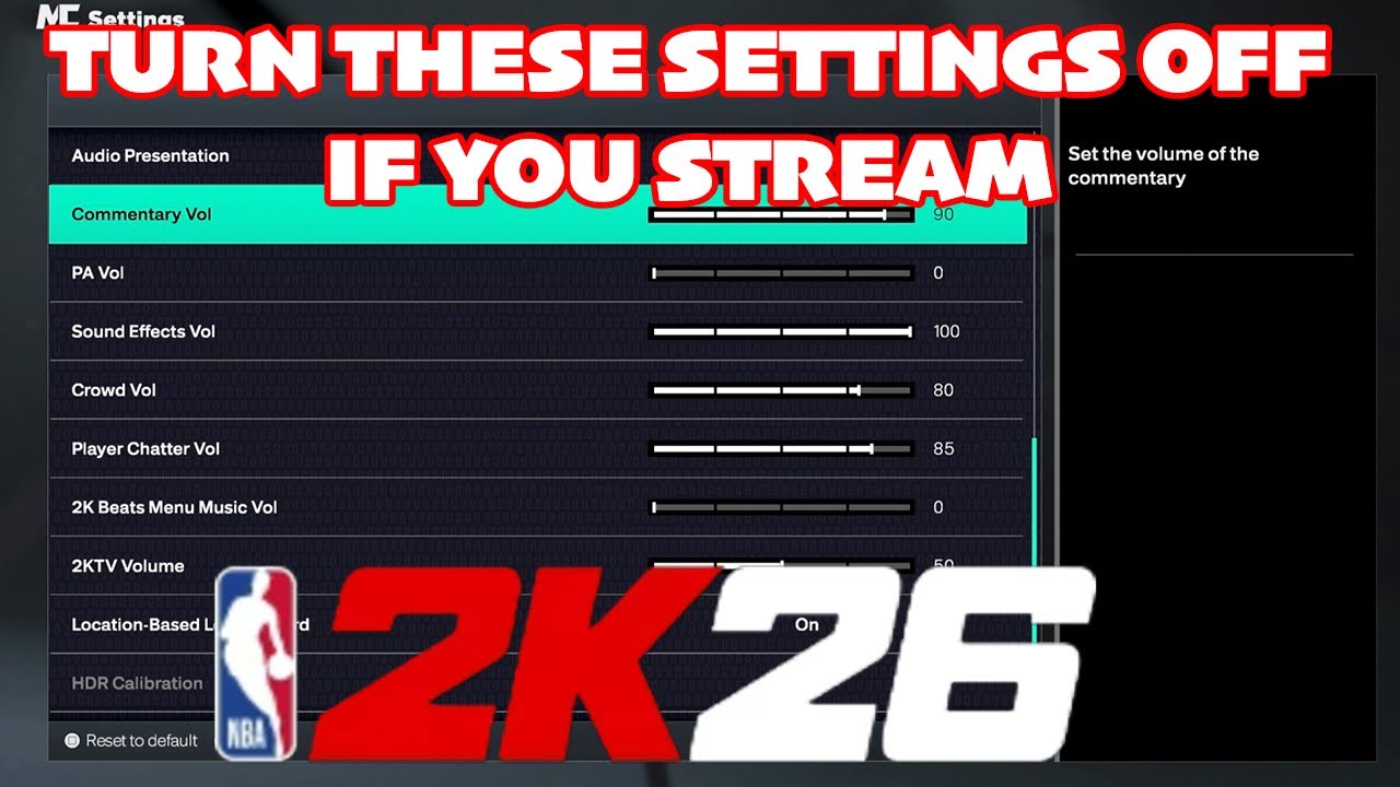 How to Mute Music on NBA 2K26 | Avoid Copyright While Streaming