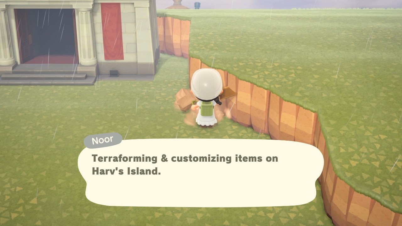 Animal Crossing New Horizons longplay | Terraforming on a rainy day 🌧️ (no commentary)