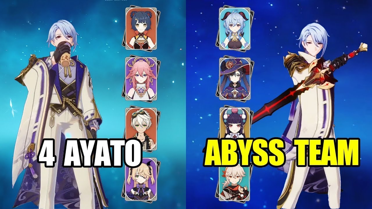 Which Ayato Team is Best for Abyss? 4 Ayato Team Showcase in Floor 12 | Genshin Impact