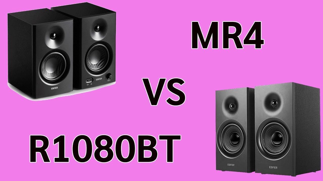 Edifier R1080BT  VS  Edifier MR4