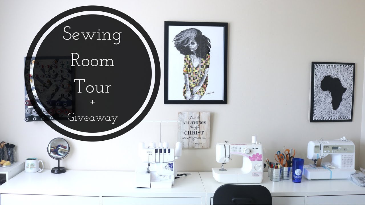 Sewing Room Tour/ Giveaway