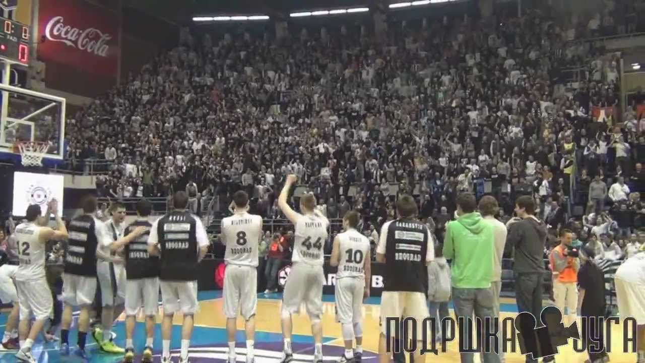 Slavlje sa igracima / Partizan - Igokea 10.03.2013.