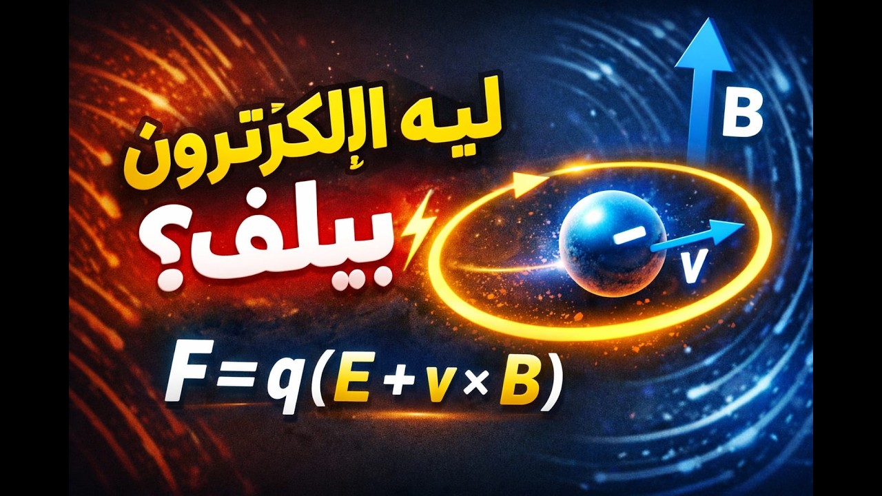 🥇 ليه الإلكترون بيلف؟ شرح حركة الإلكترون في المجال الكهربي والمغناطيسي ببساطة ⚡