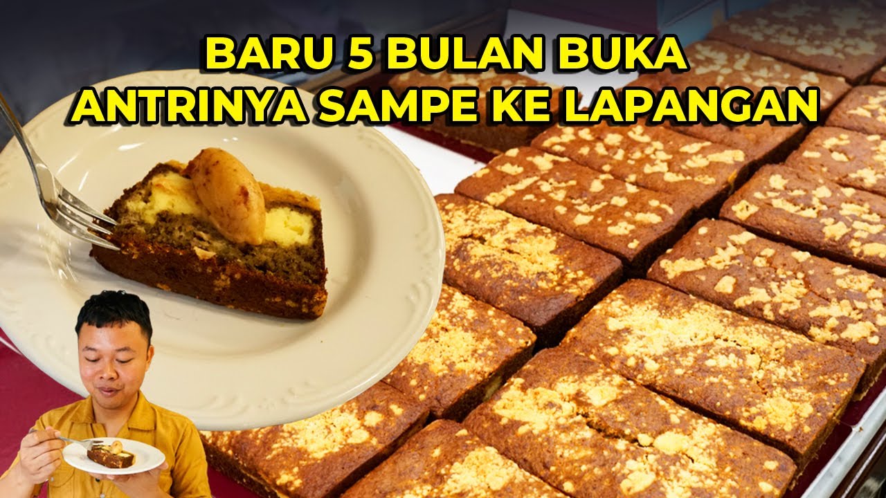 OLEH-OLEH VIRAL DI BANDUNG! 4 JAM LUDES 600 BOX BOLU PISANG!