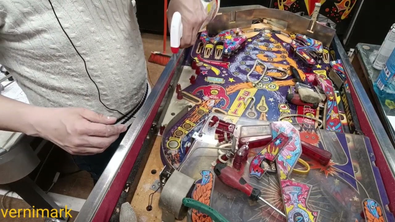restauro Pinball Champ Zaccaria - parte 5
