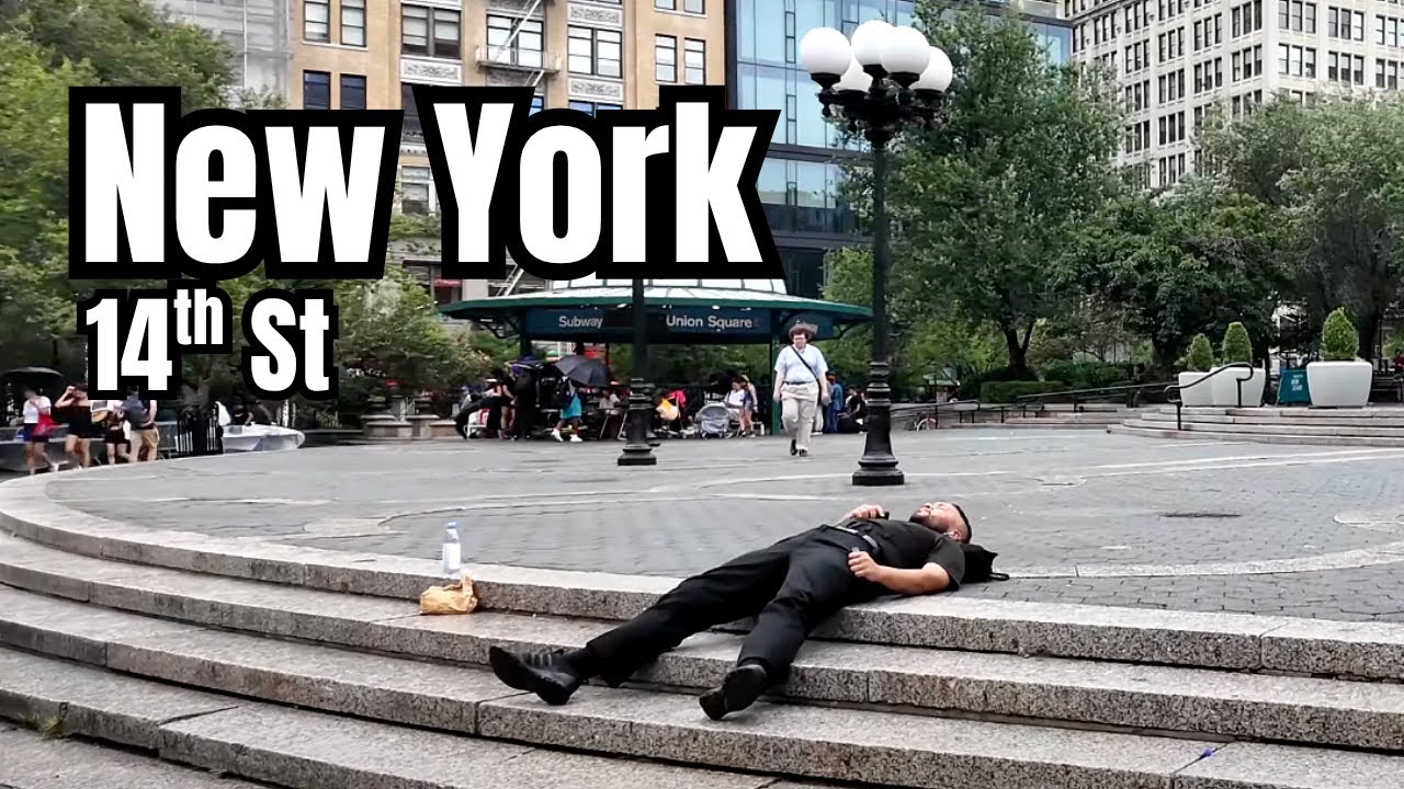 14th Street, New York | Summer Afternoon | 4K Walking Tour