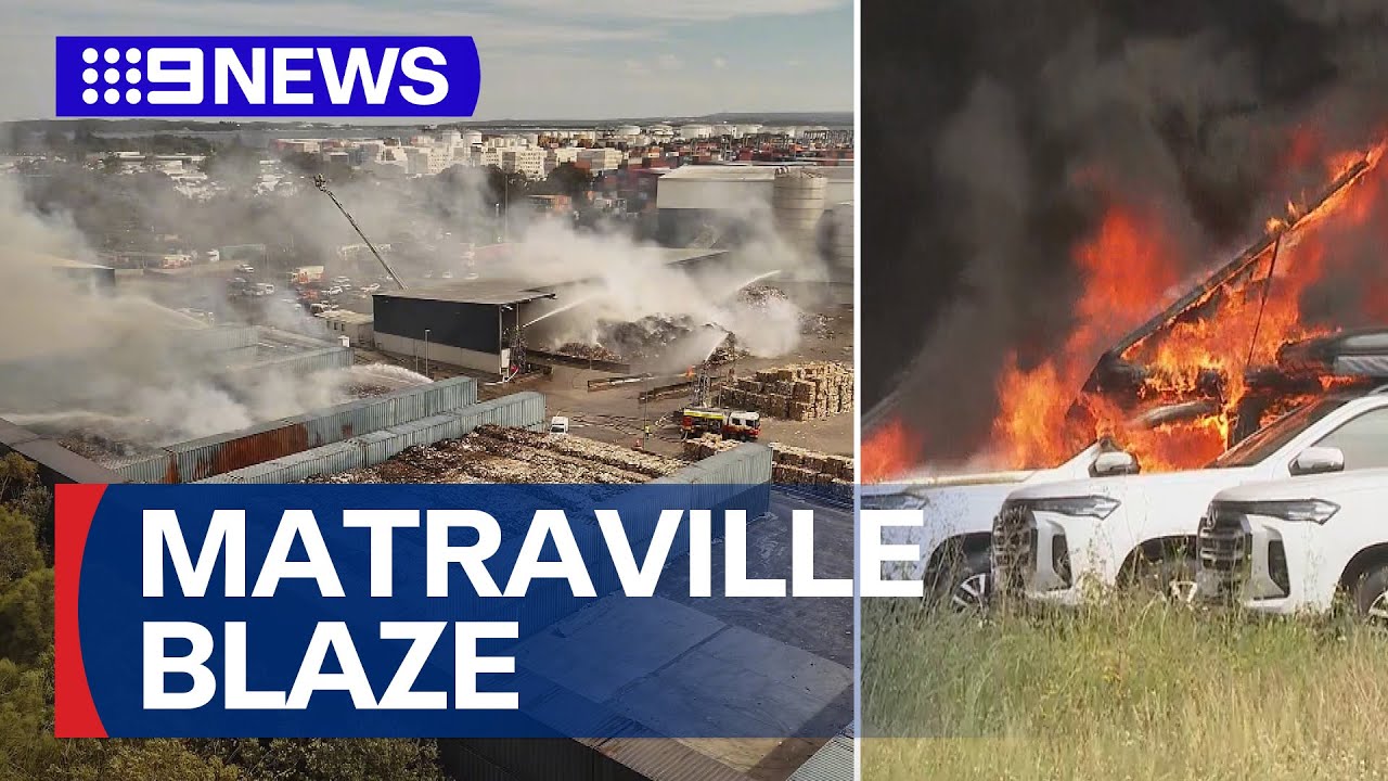80 firefighters battled huge factory fire in Sydney’s south-east | 9 News Australia