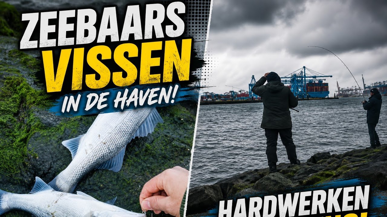Dagje zeebaars vissen januari 2021, Maasvlakte - Europoort