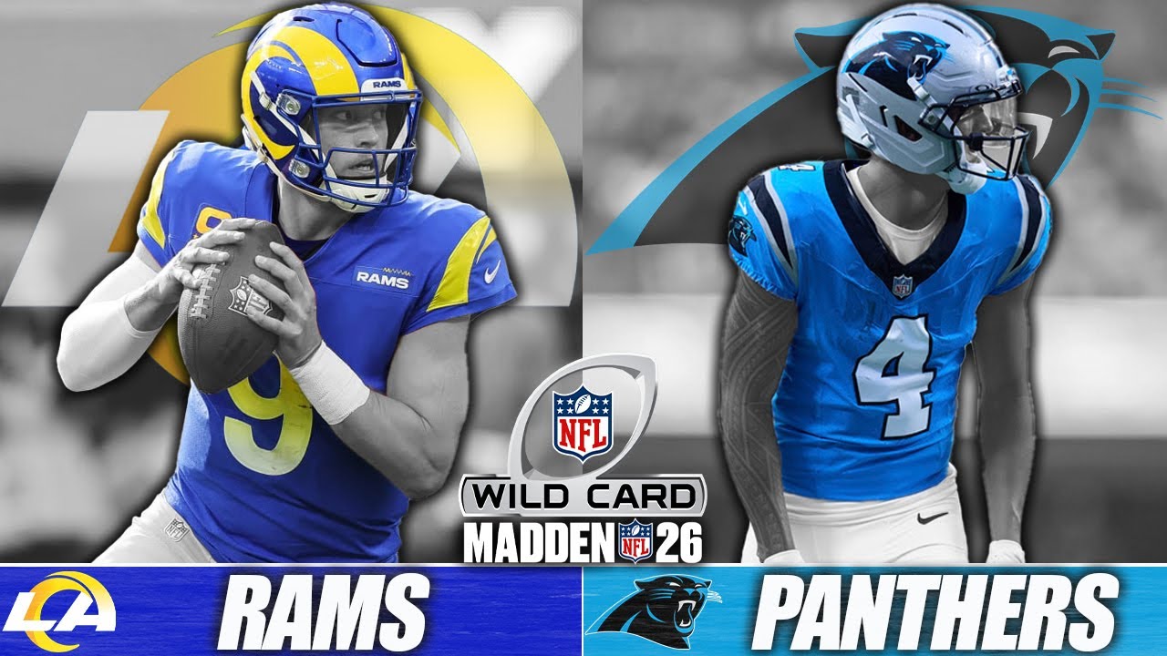Rams vs Panthers | Wild Card NFL Playoffs | Madden 26 PS5 Gameplay