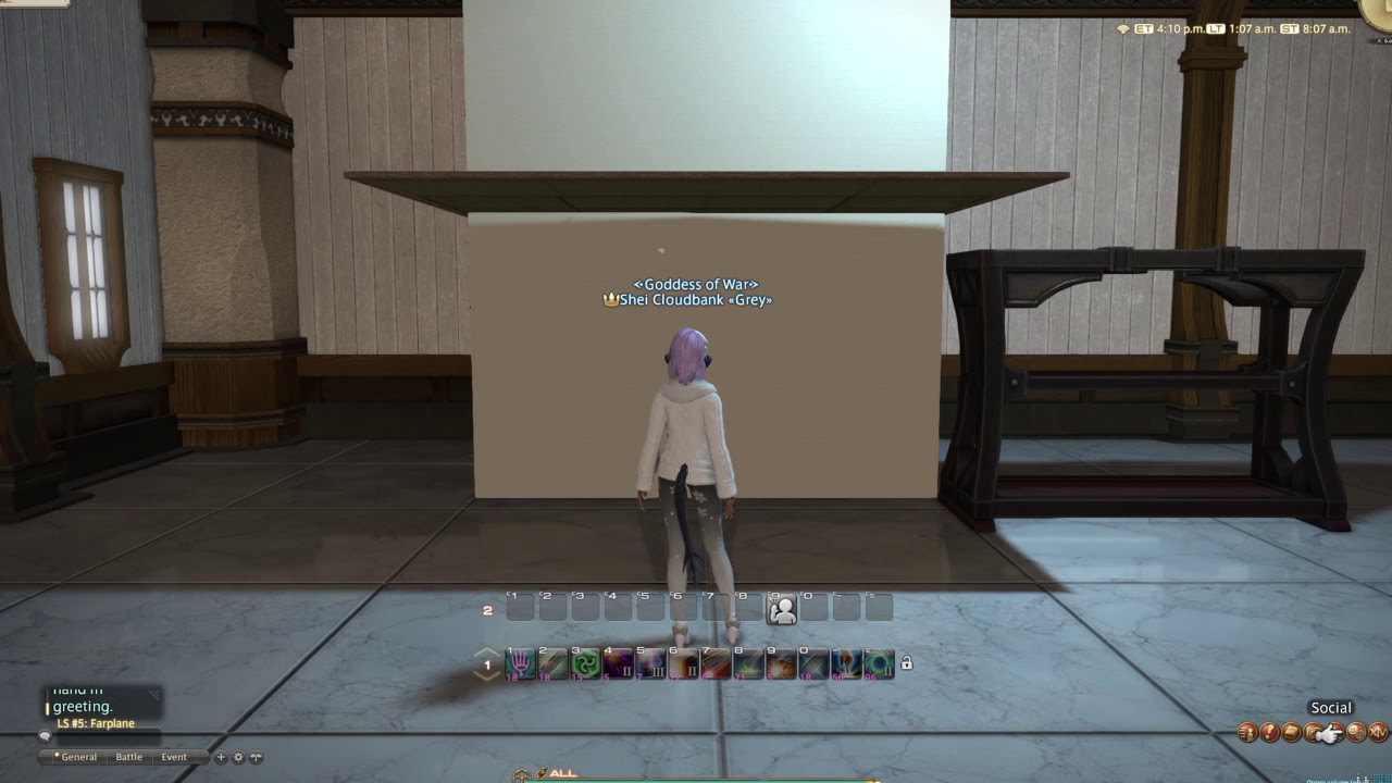 FFXIV Floating Ground Items with nothing but Riveria Wall Shelf + Stage Panel Combo