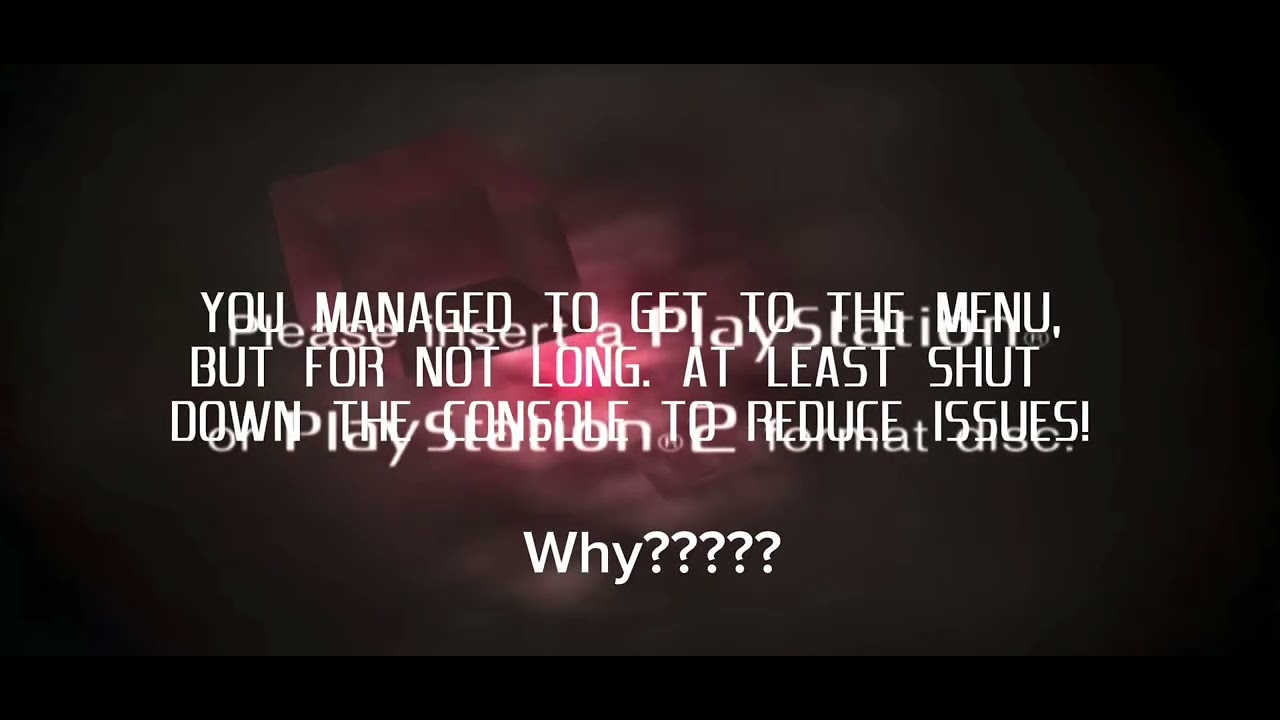 PS2 Killscreen (FAKE, GOOD ENDING)